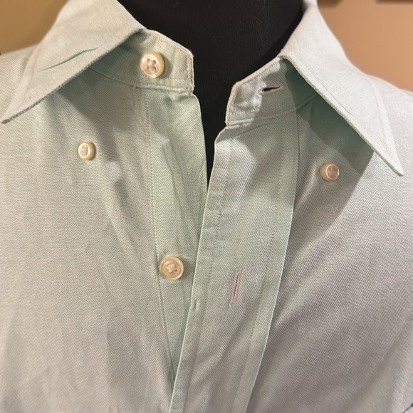 Polo Ralph Lauren Classic Fit Button Down Oxford Mint Green With Purple Pony - Picture 4 of 10